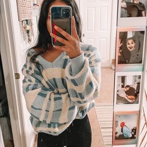 plaid sweater